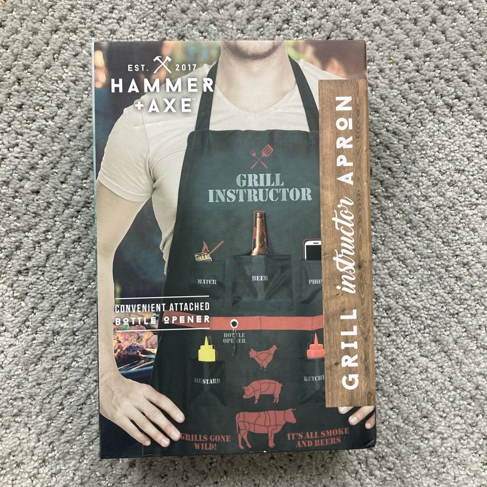 Black Grill Instructor Apron